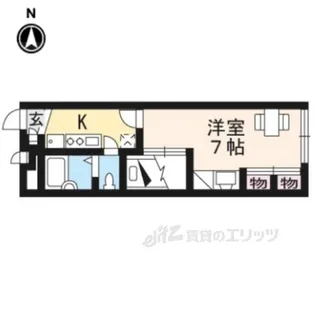 レオパレス八風【2階】の間取り