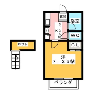 パルテール【1階】の間取り