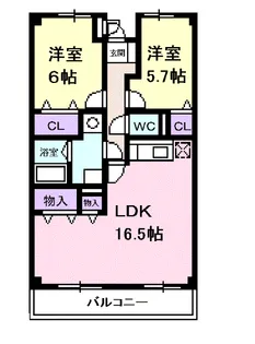 アルカディア【4階】の間取り