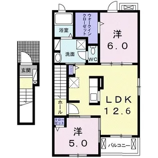 メゾン・ラフィネ【2階】の間取り