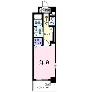 ラフィネ ロジュマン【5階】の間取り