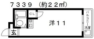 大阪府富田林市喜志町5【マンション】の間取り