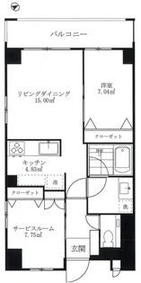 メゼリテ表参道【3階】の間取り