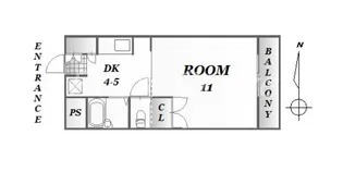 カサ・プエルト【1階】の間取り