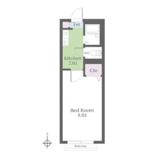 セレスティアル【1階】の間取り