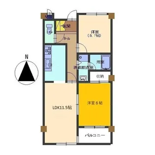 パークコート小橋【4階】の間取り