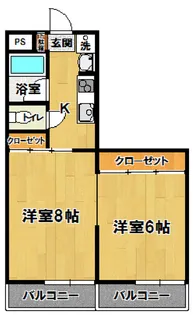 LA SCALA BIANCO【3階】の間取り