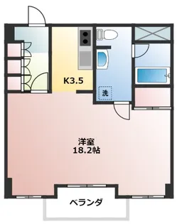シャトーヨサミ【6階】の間取り