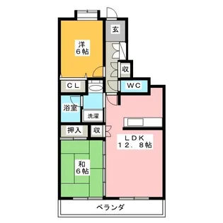ステイシア高崎【12階】の間取り