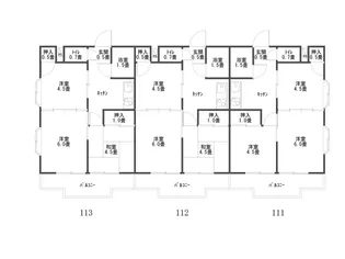 マンション中央【1階】の間取り