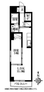 TKマンション元浜【4階】の間取り