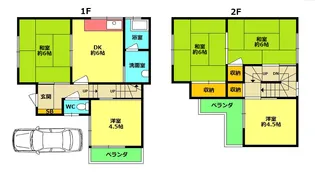 大阪府枚方市伊加賀寿町【一戸建】の間取り