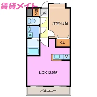 Ks mansion【1階】の間取り