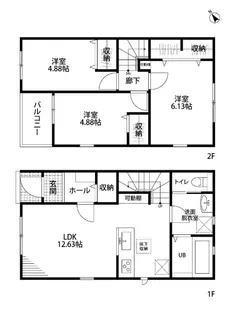 リーブルファイン東磯山IIの間取り
