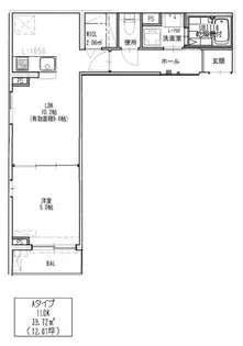 メゾンドビューラシーヌIII【3階】の間取り