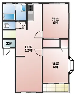 グレース松崎 F【2階】の間取り