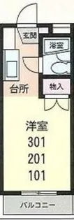 サンビレッヂ町田【2階】の間取り