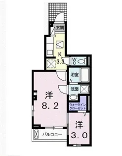 ペガサスA【1階】の間取り