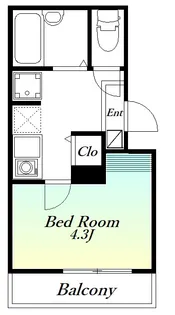 MELDIA江北II【1階】の間取り
