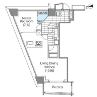 東京都新宿区新宿6【マンション】の間取り