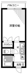 ヴァンテ赤羽【2階】の間取り