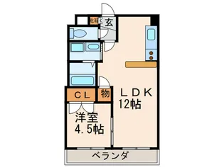 センチュリー本山【2階】の間取り