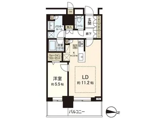 ONE札幌ステーションタワー【19階】の間取り