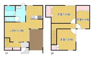 静岡県浜松市中央区上島7【一戸建】の間取り