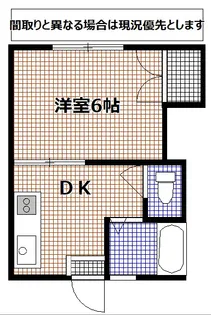 リゾートインストロベリーハウス【2階】の間取り