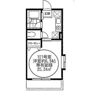 東京都武蔵野市吉祥寺南町3【アパート】の間取り