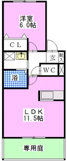 セレーノ西船【1階】の間取り