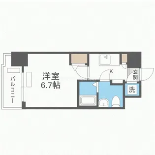 大阪府大阪市北区豊崎1【マンション】の間取り