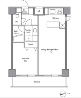東京都新宿区上落合3【マンション】の間取り