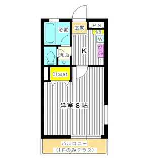 東京都練馬区桜台2【マンション】の間取り