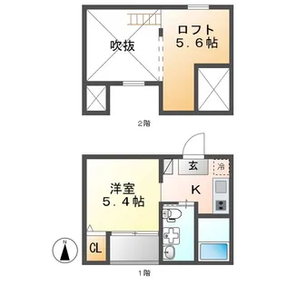 VIVID GRACE(ヴィヴィッド)【1階】の間取り