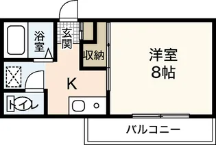 ラ・クープABE【4階】の間取り