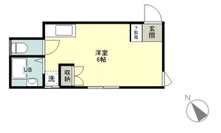 エステートイーグル【2階】の間取り