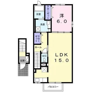 エムズ サニーガーデンXIX【2階】の間取り