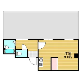 ヴィラ・リベルテ下新庄【3階】の間取り