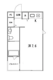 クインズビル【5階】の間取り