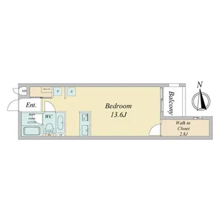 東京都世田谷区代田2【マンション】の間取り