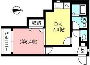 ベルウッド【1階】の間取り