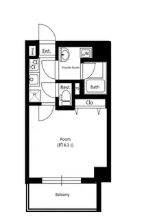 メイクスデザイン住吉【3階】の間取り