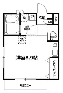 REVE天王町【2階】の間取り