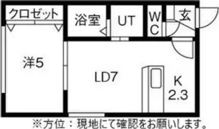グランドサクセス南大通【4階】の間取り