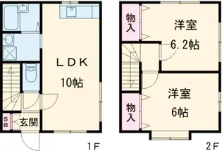 新潟県新潟市西区小針1【アパート】の間取り