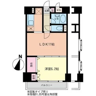 モルペウス横浜【3階】の間取り