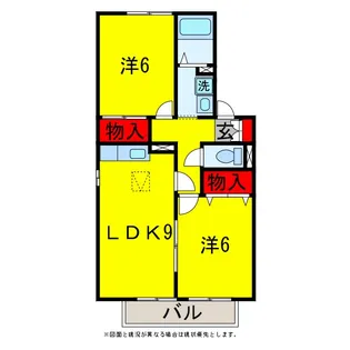 グランメールハイム【1階】の間取り