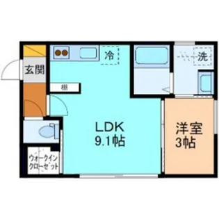 サン・ステージ今泉 A棟【1階】の間取り