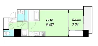SERENITE新大阪【9階】の間取り